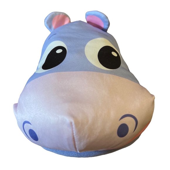 Little Tikes Hippo Head Plush Hand Puppet Purple Soft Toy - Picture 2 of 9